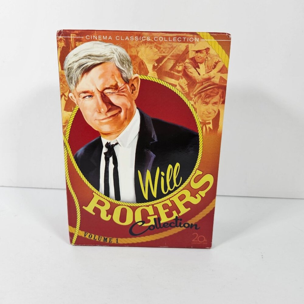 Will Rogers Collection Volume 1 DVD Set or‎ 4 Cinema Classics Life Begins at 40